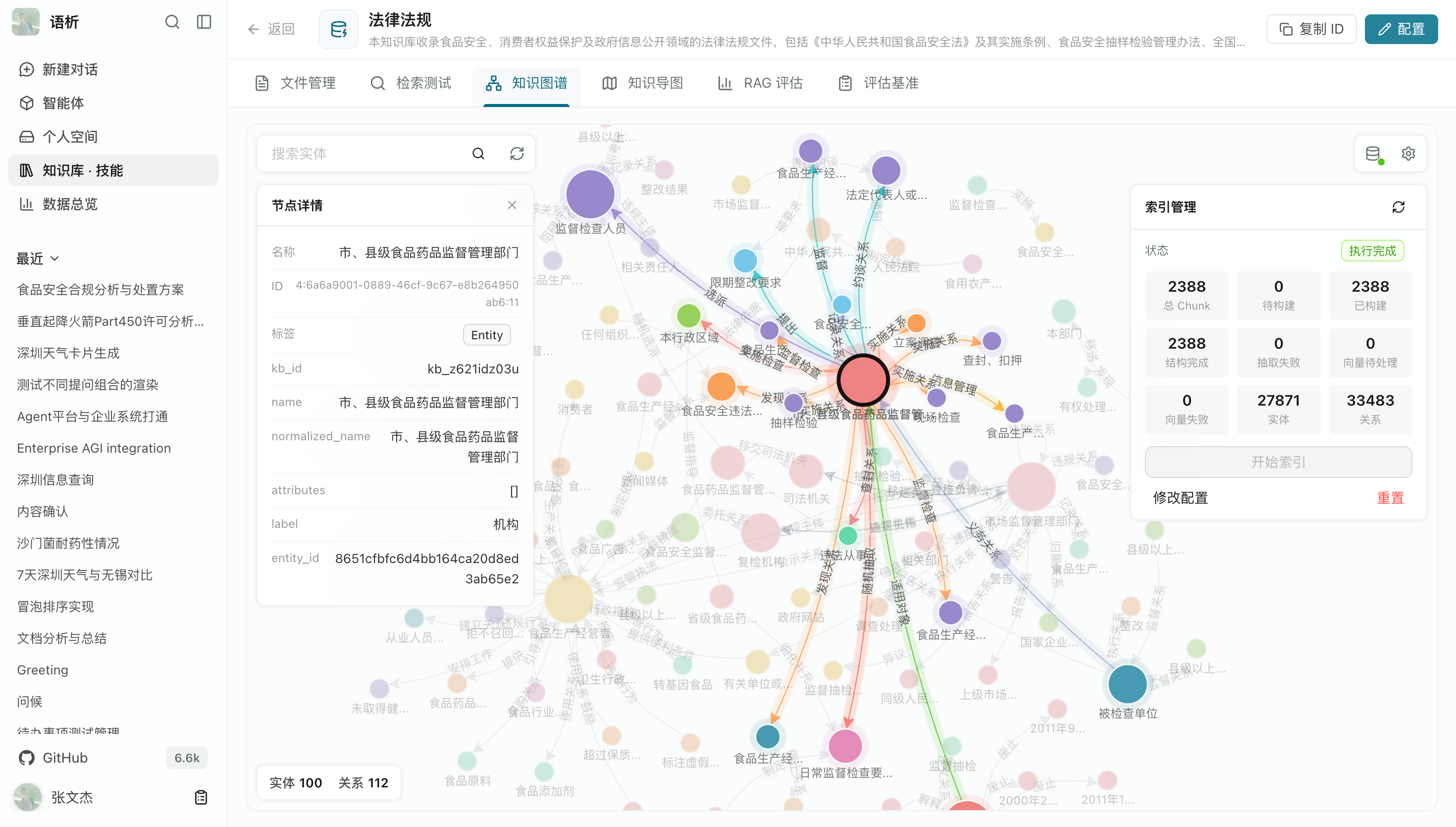 Yuxi 知识图谱与节点详情