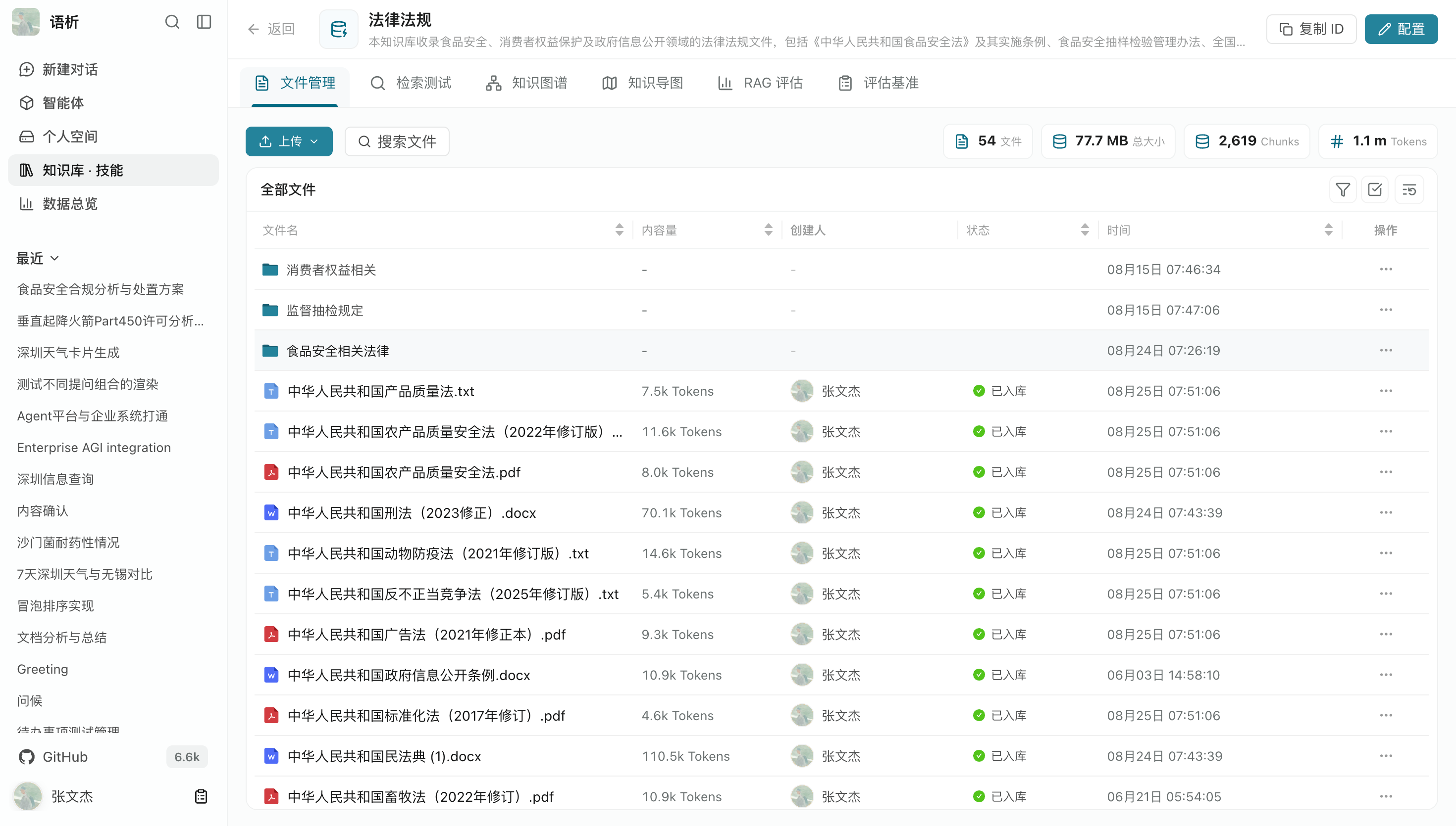 Yuxi 知识库管理